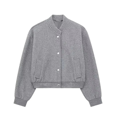 Jacke Damen | Cropped Bomberjacke für Herbst und Alltag