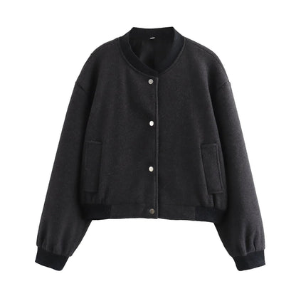 Jacke Damen | Cropped Bomberjacke für Herbst und Alltag