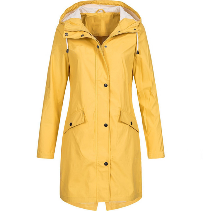 Jacke Damen | Wasserdichte Lange Jacke für Alle Jahreszeiten