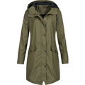 Jacke Damen | Wasserdichte Lange Jacke für Außenbekleidung in allen Jahreszeiten