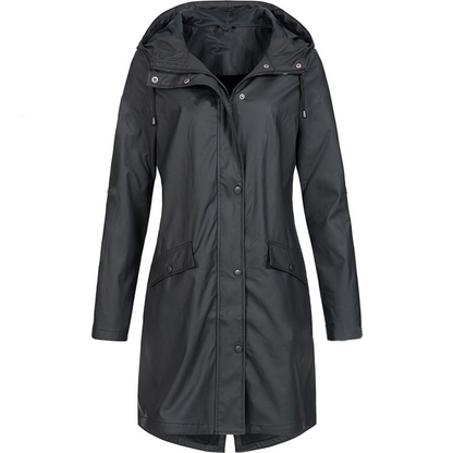 Jacke Damen | Wasserdichte Lange Jacke für Außenbekleidung in allen Jahreszeiten