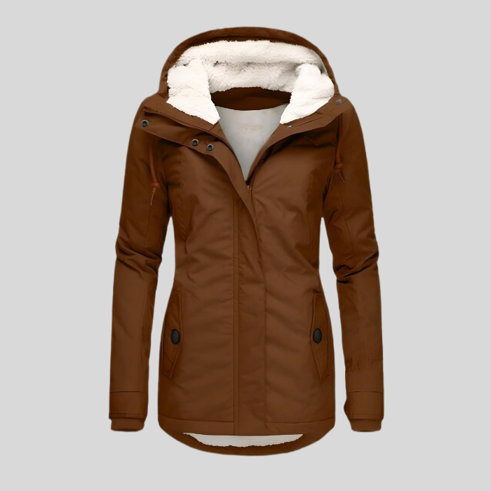 Jacke Damen | Wasserdichte Winterjacke Mit Kapuze Für Kalte Tage