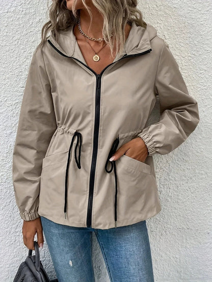 Jacke Damen | Wasserfeste Outdoorjacke für Frühling, Herbst, Winter