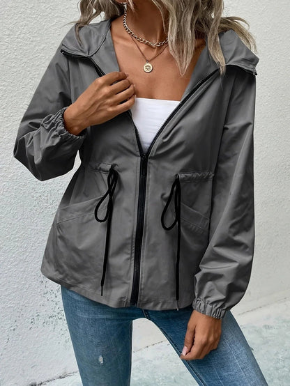 Jacke Damen | Wasserfeste Outdoorjacke für Frühling, Herbst, Winter