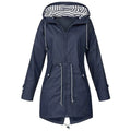 Jacke Damen | Winddichte Regenjacke Mit Kapuze Für Freizeitaktivitäten