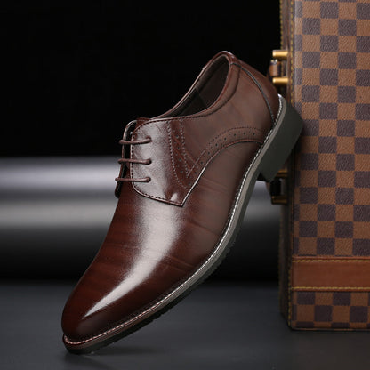 Jamie | Schicke Herren-Schnürschuhe mit Brogue-Details