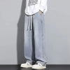 Jeans Herren | Baggy Jeans Herren mit Verstellbarem Kordelzug für Freizeit