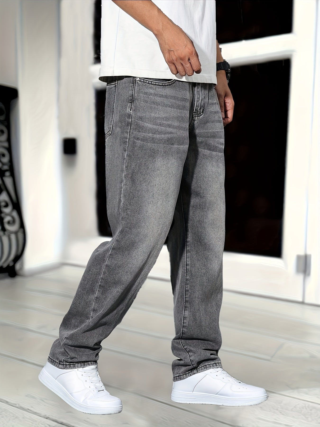 Jeans Herren | Denim Jeans Gerade Passform Für Alle Jahreszeiten