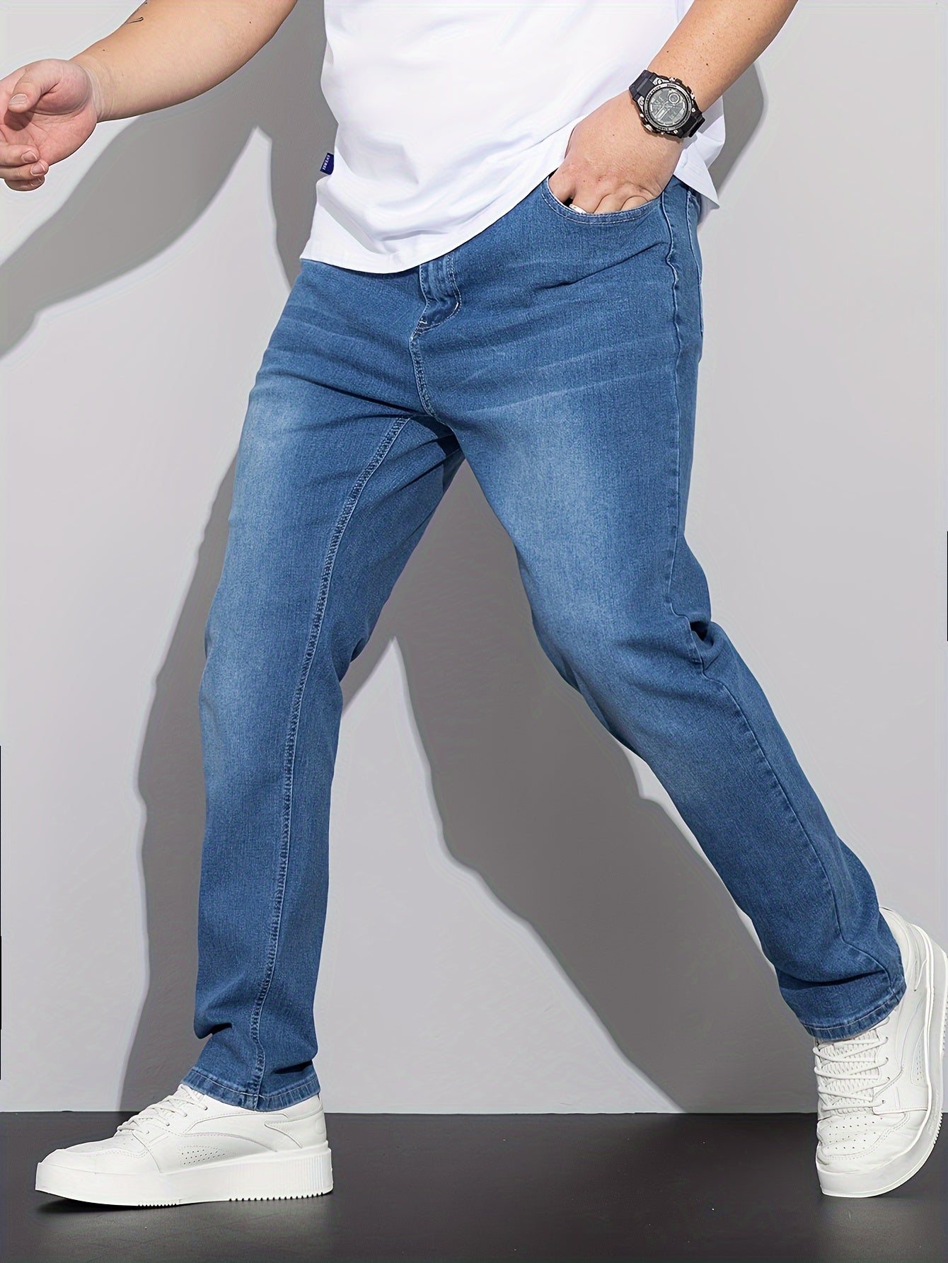 Jeans Herren | Slim Fit Super Stretch Denim für den täglichen Gebrauch