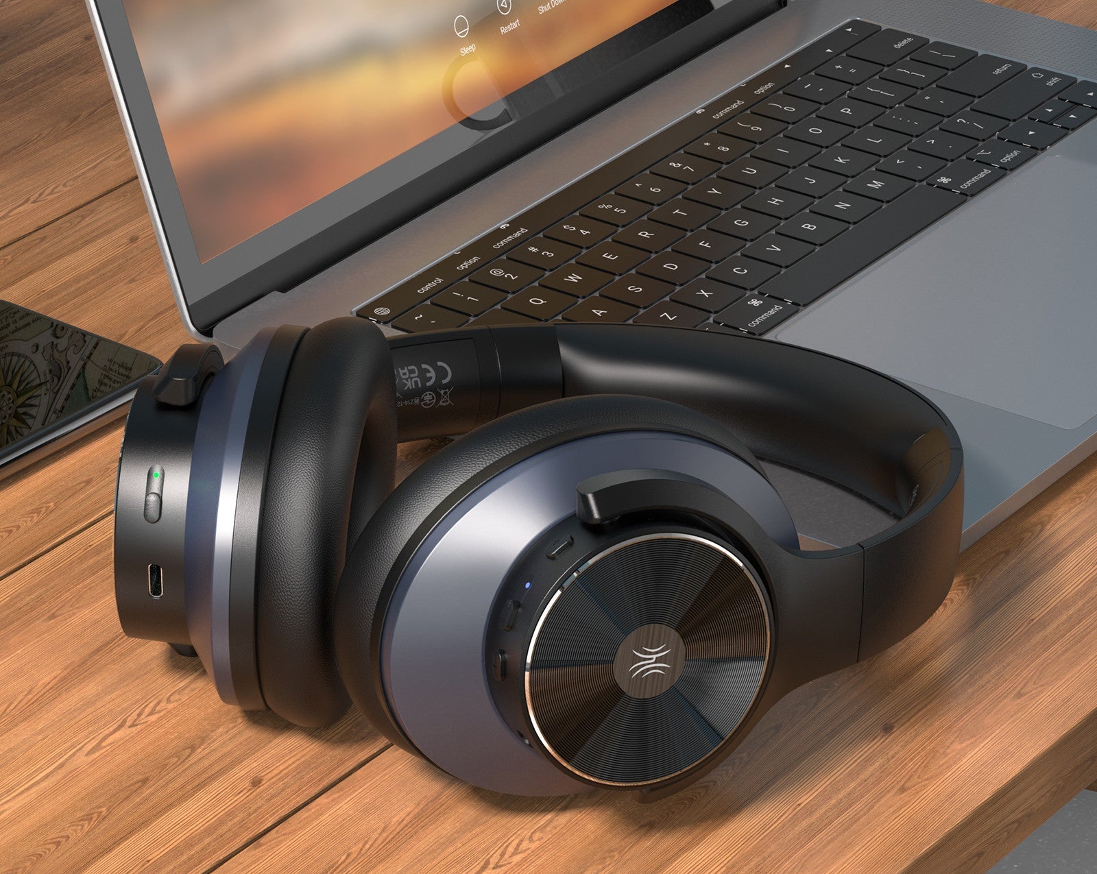 Kabellose Bluetooth Kopfhörer mit Aktiver Geräuschunterdrückung – 35 dB Noise Cancelling, Hi-Res Audio und Komfortablem Design