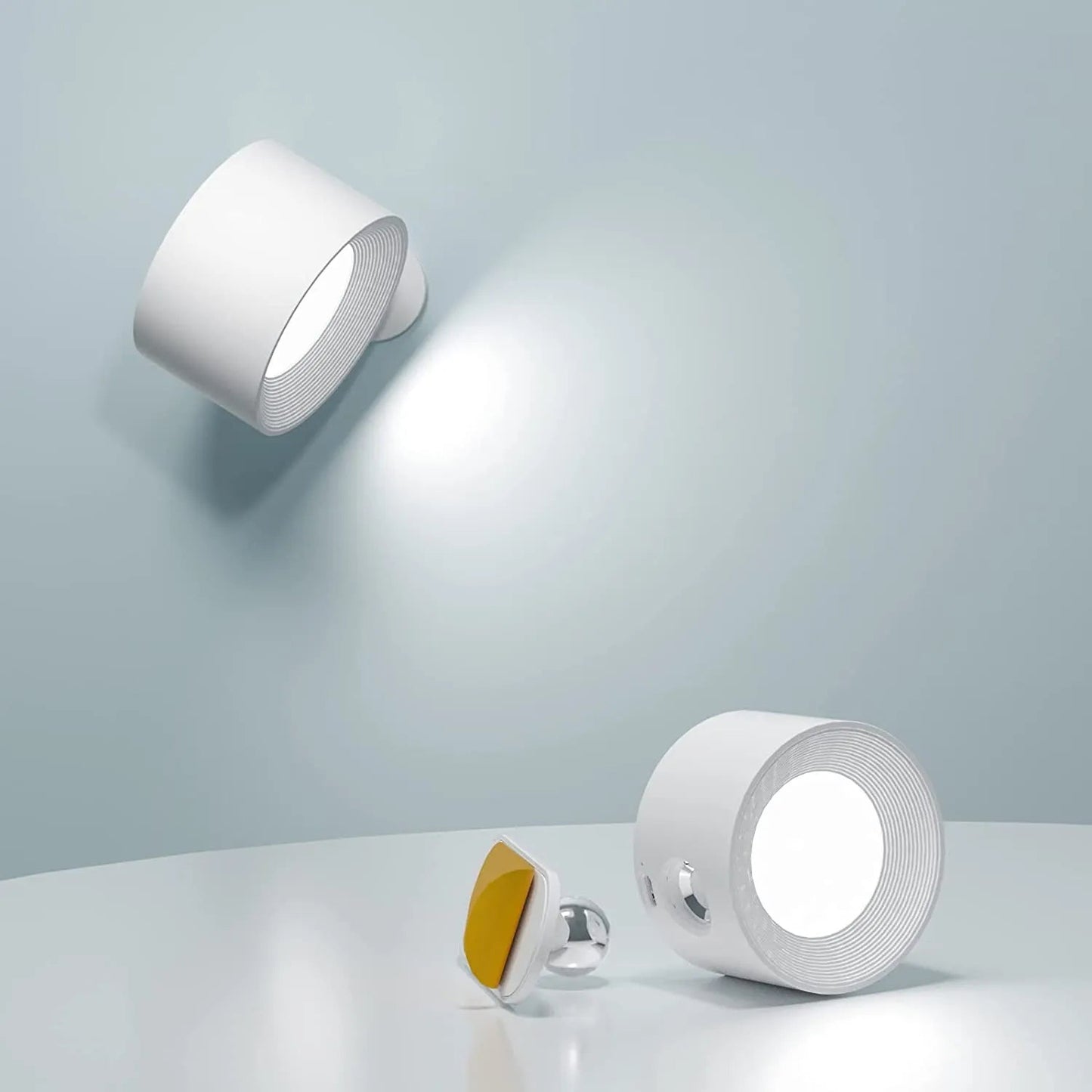 Kabellose Wandlampe mit Dimmfunktion und 360° Drehung – Magnetische Montage für Flexible Beleuchtung