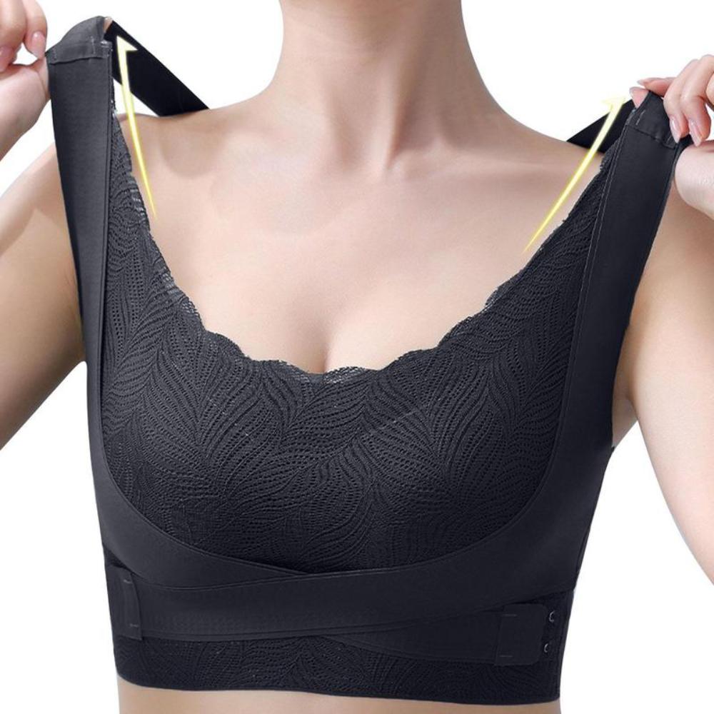 Drahtloser Shaper-BH mit Push-up-Effekt und Rückenstütze – bequemer BH für aktive Frauen