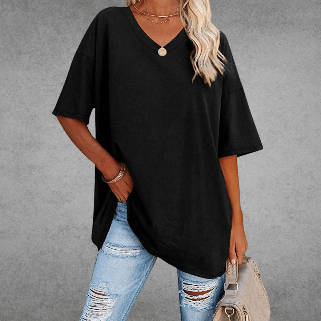 Kate™ V-Ausschnitt T-Shirt 0