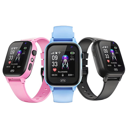 Kinder-Smartwatch mit GPS-Tracker, wasserdicht, 4G-Kamera 
