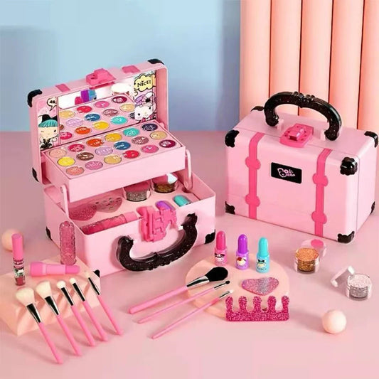 Kinder Make-up Set für kreative Prinzessinnen – Ungiftig, Einfache Handhabung, Vielfältige Farben, Ideal ab 3 Jahren