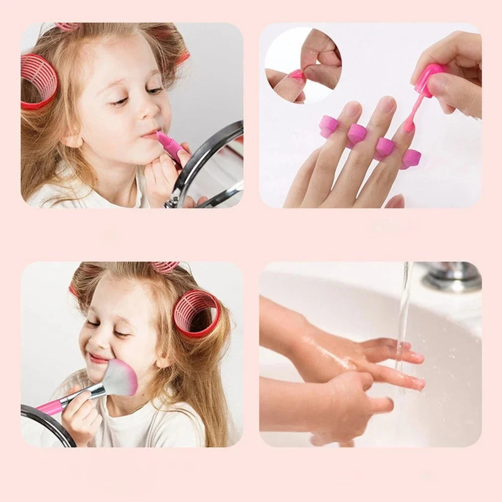 Kinder Make-up Set für kreative Prinzessinnen – Ungiftig, Einfache Handhabung, Vielfältige Farben, Ideal ab 3 Jahren