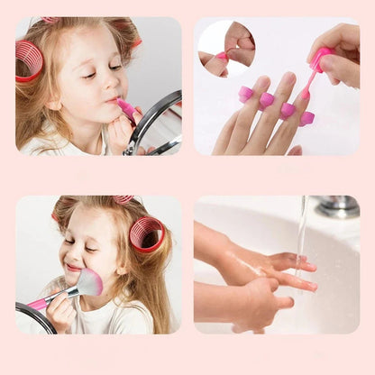 Kinder Make-up Set für kreative Prinzessinnen – Ungiftig, Einfache Handhabung, Vielfältige Farben, Ideal ab 3 Jahren
