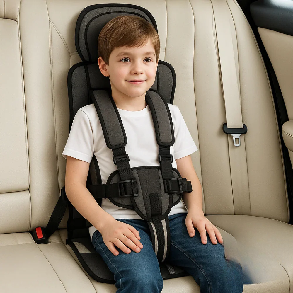 Kinderreisesitz – Tragbarer Autositz für Kinder von 1–14 Jahren 4
