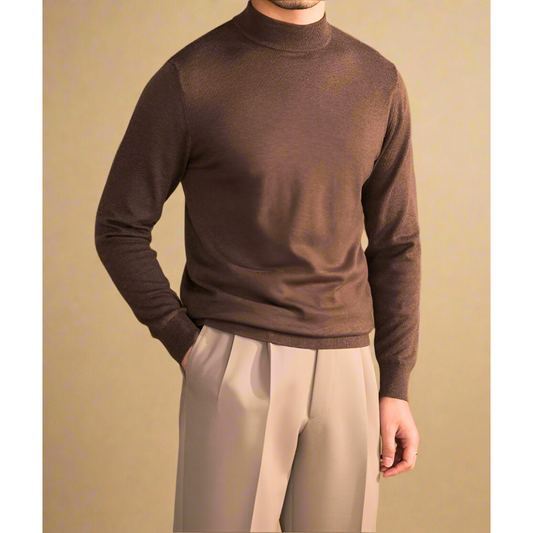 Klassischer Rollkragenpullover für Herren