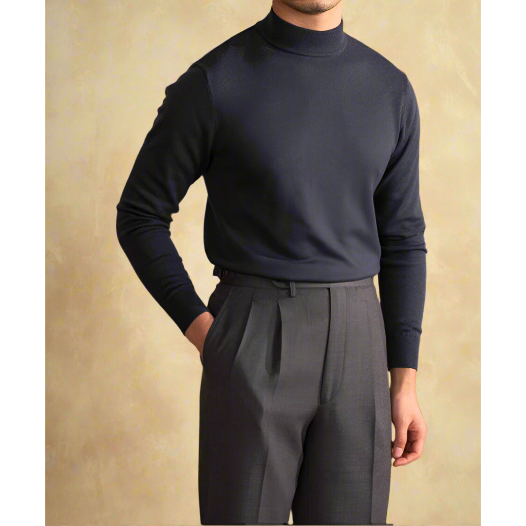 Klassischer Rollkragenpullover für Herren