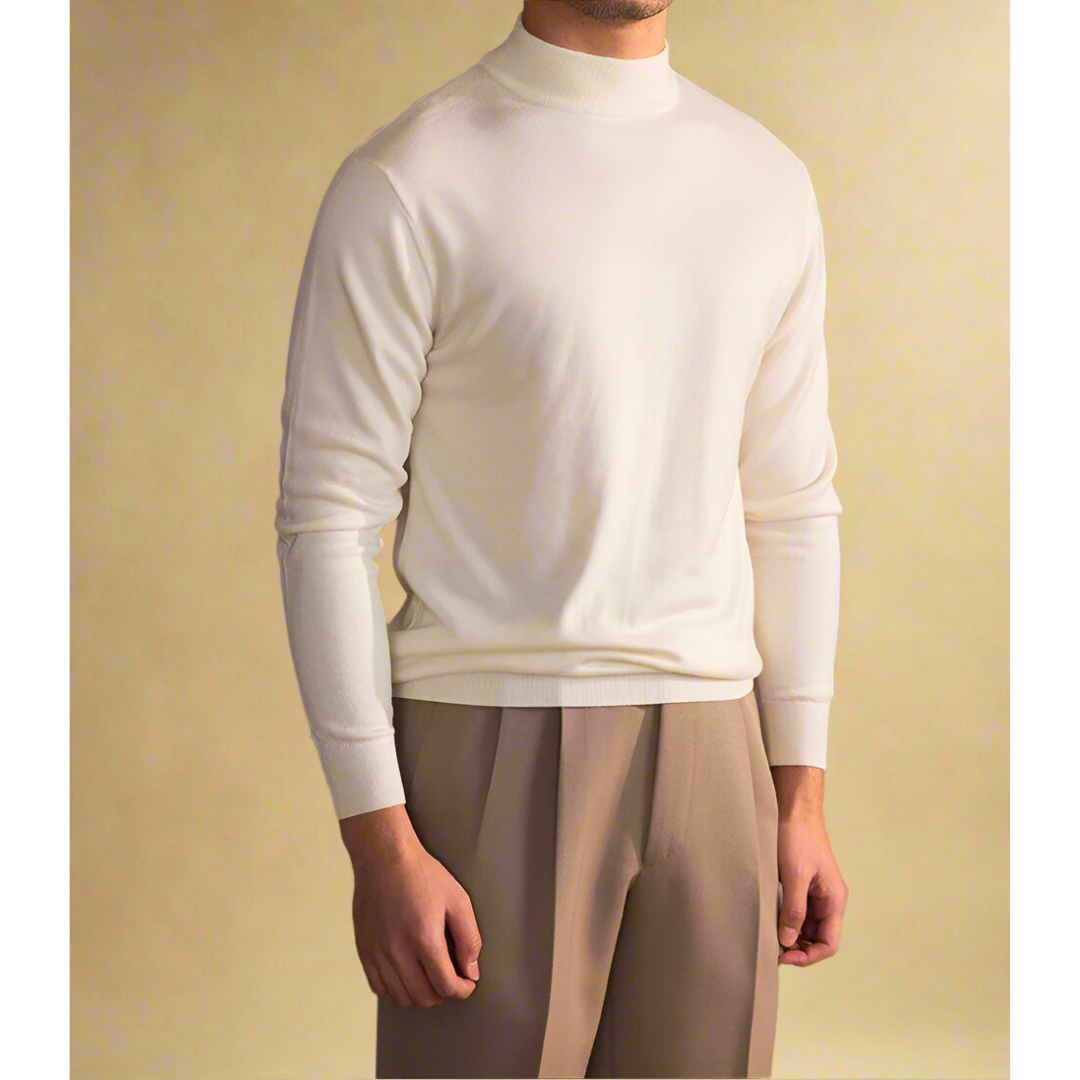 Klassischer Rollkragenpullover für Herren