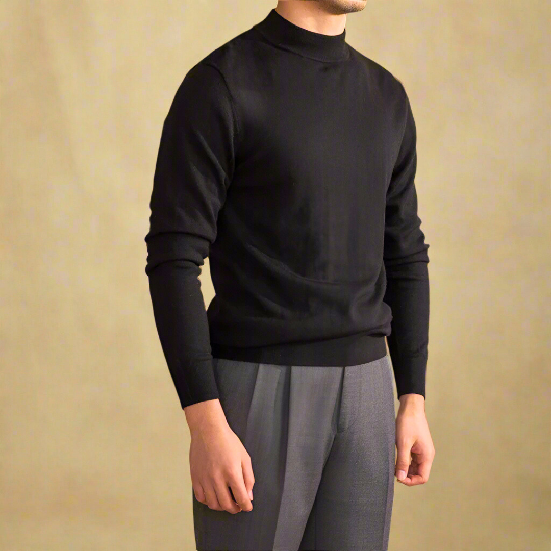Klassischer Rollkragenpullover für Herren