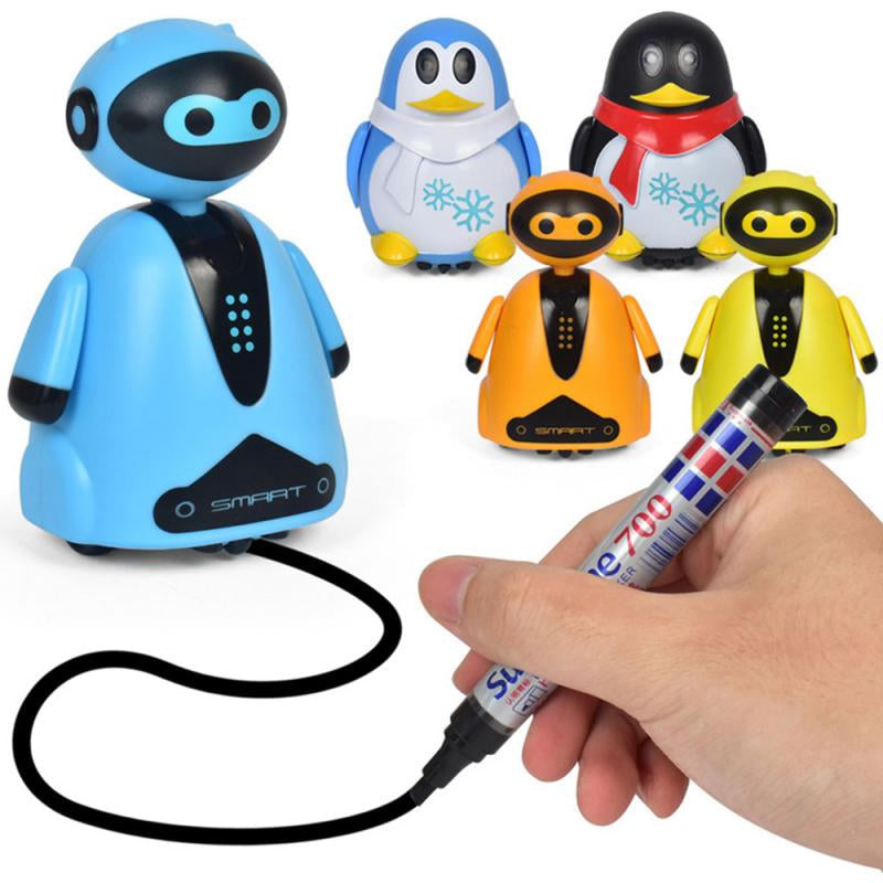 Kreativer Linienroboter für Kinder mit GRATIS-Marker – Fördert Kreativität und Feinmotorik, sicherer ABS-Kunststoff, ab 3 Jahren