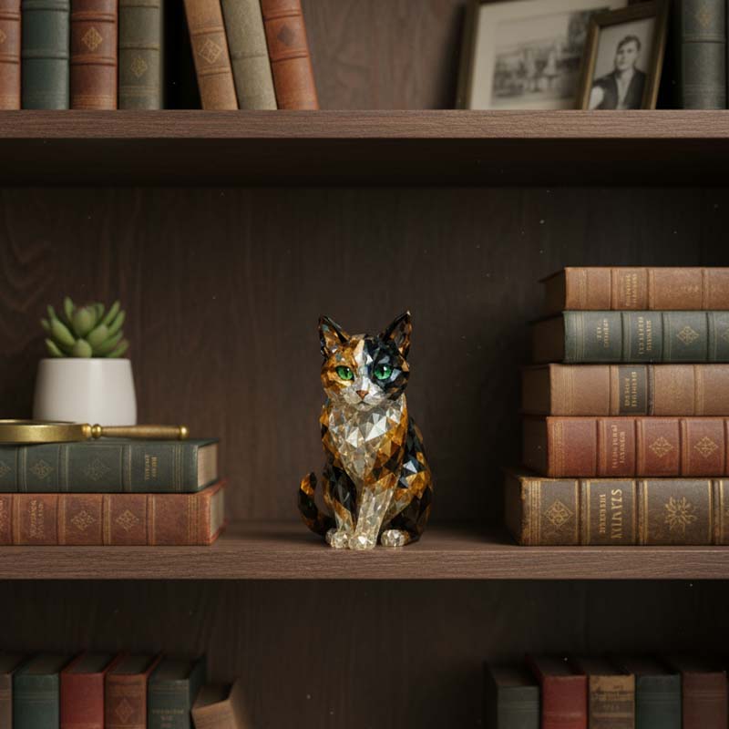 Kristallkatzen-Adventskalender 2025 – 24-tägiger Kalender mit Katzenfiguren für Sammler 4