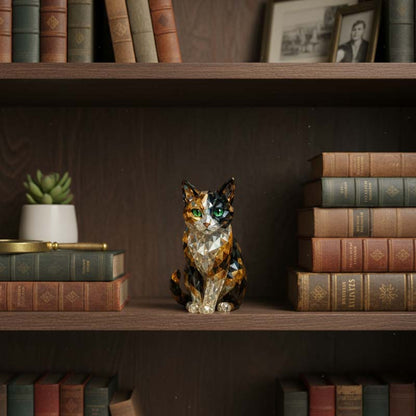 Kristallkatzen-Adventskalender 2025 – 24-tägiger Kalender mit Katzenfiguren für Sammler 4