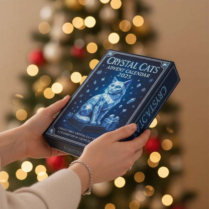Kristallkatzen-Adventskalender 2025 – 24-tägiger Kalender mit Katzenfiguren für Sammler 6