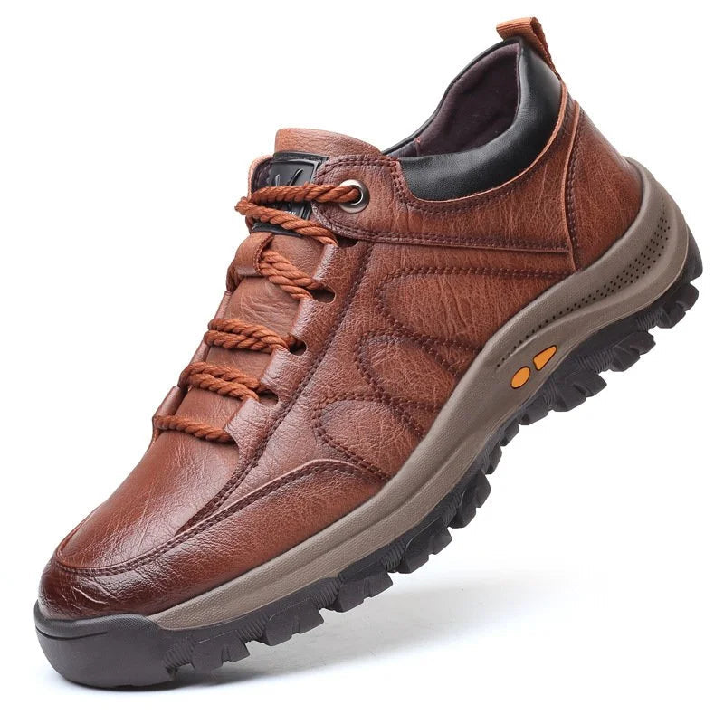 Kunstlederschuhe | Orthopädische Schuhe für Herren für Outdoor-Aktivitäten