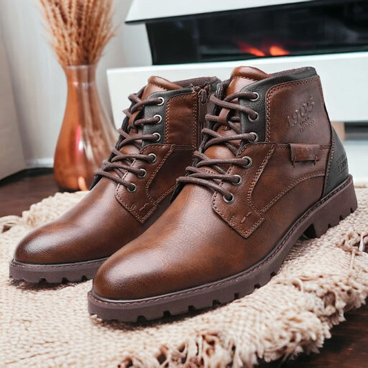 Kunstlederstiefel | Herrenstiefel für Arbeit, Freizeit und besondere Anlässe