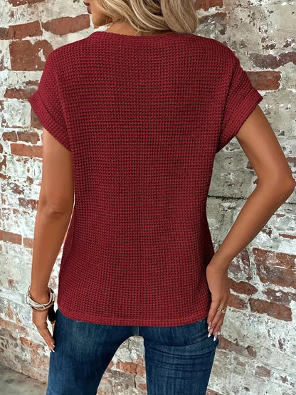Kurzarm-T-Shirt | Oberteile Damen für Sommer und Freizeit