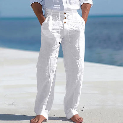 Herren-Shorts | Leichte Sommerhose für Herren mit Knopfverschluss