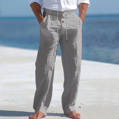 Herren-Shorts | Leichte Sommerhose für Herren mit Knopfverschluss