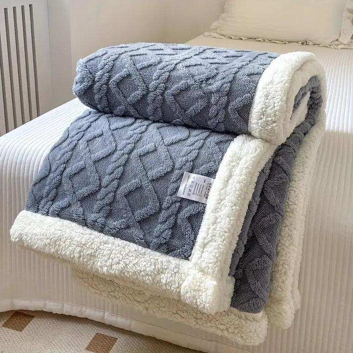 Kuschelige Sherpa-Decke 3