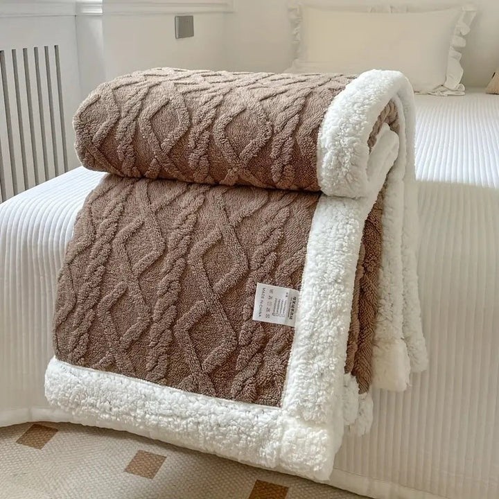 Kuschelige Sherpa-Decke 4