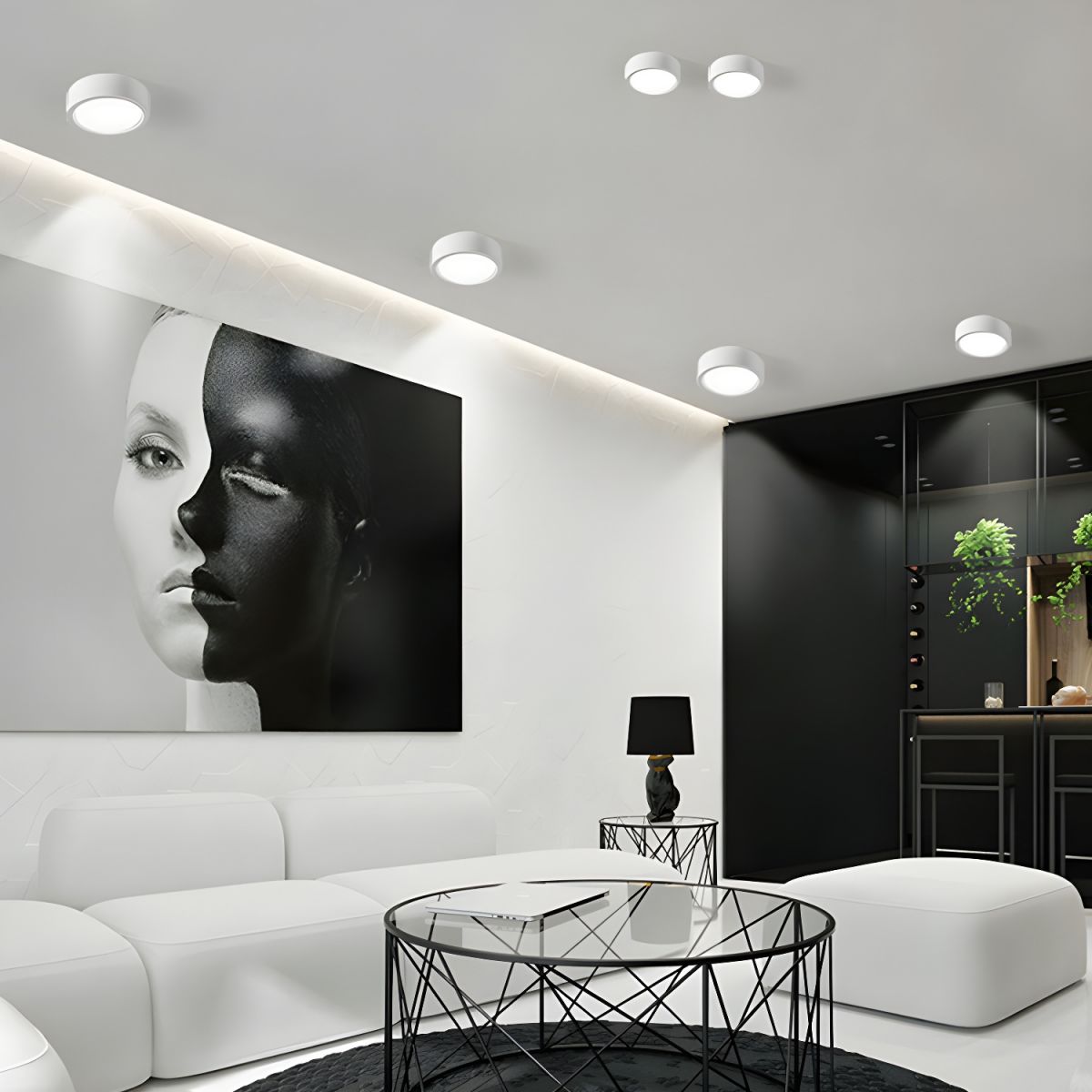 LED Deckenleuchte | Deckenlampe Wohnzimmer für modernes Wohnen