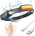 LED Stirnlampe mit 230º Sichtfeld – Helle, Leichte und Verstellbare Beleuchtung für Outdoor-Aktivitäten