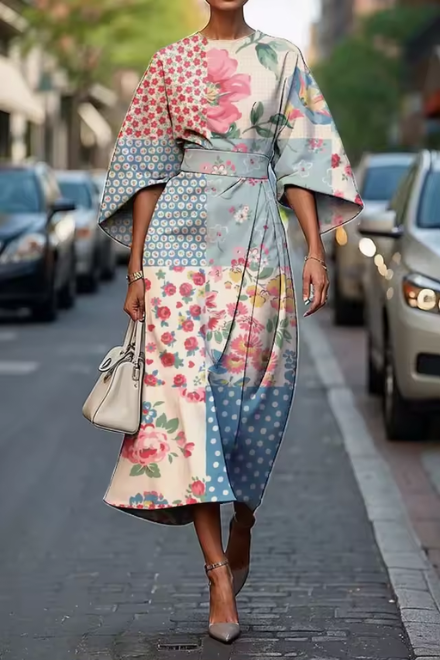 Liora | Women's Floral Print Flowing Dress