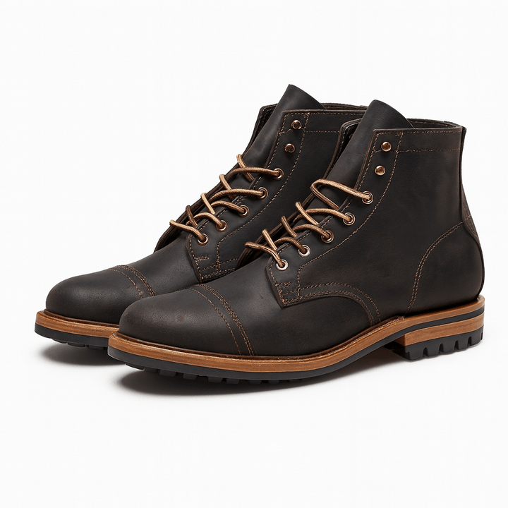 LUXEOUTFIT | Lederstiefeletten 3