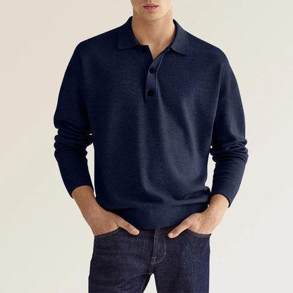 Langarm Poloshirt Herren | Bekleidung Herbst/Winter für Männer
