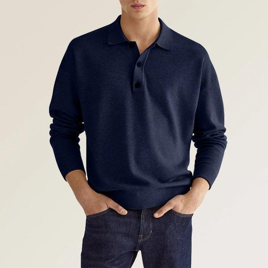 Langarm Poloshirt Herren | Bekleidung Herbst/Winter für Männer