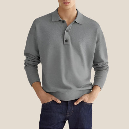 Langarm Poloshirt Herren | Bekleidung Herbst/Winter für Männer