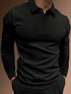 Langärmliges Muscle Fit Polo 