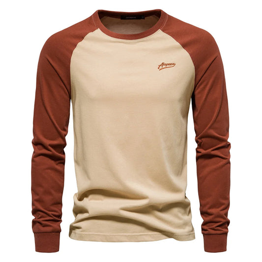 Langarmshirt Herren | Langarm Poloshirt Für Herren Frühling Sommer