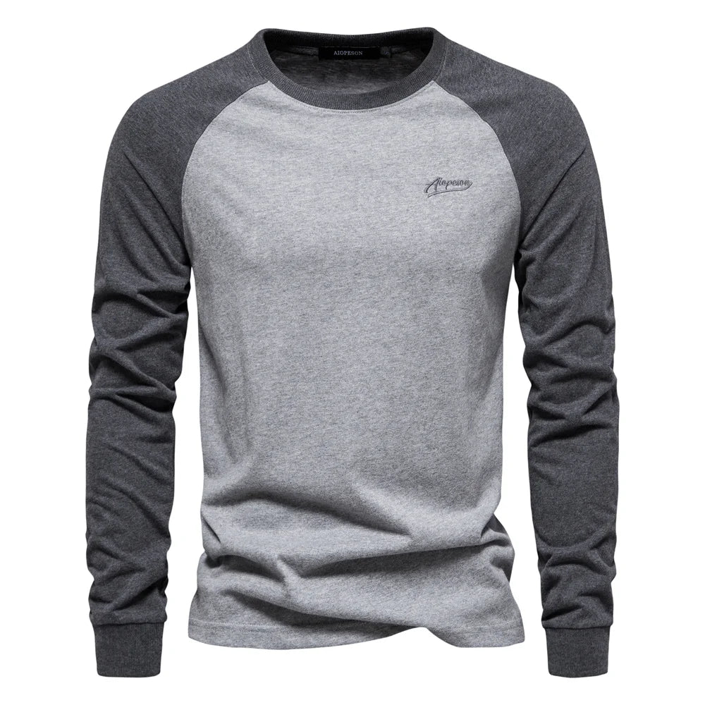 Langarmshirt Herren | Langarm Poloshirt Für Herren Frühling Sommer