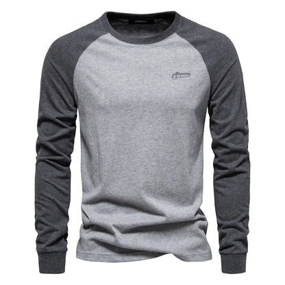 Langarmshirt Herren | Langarm Poloshirt Für Herren Frühling Sommer
