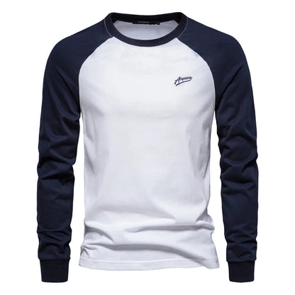 Langarmshirt Herren | Langarm Poloshirt Für Herren Frühling Sommer