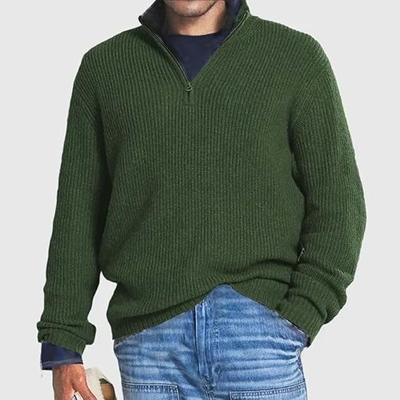 Langer Trucker-Pullover für Herren | Warm